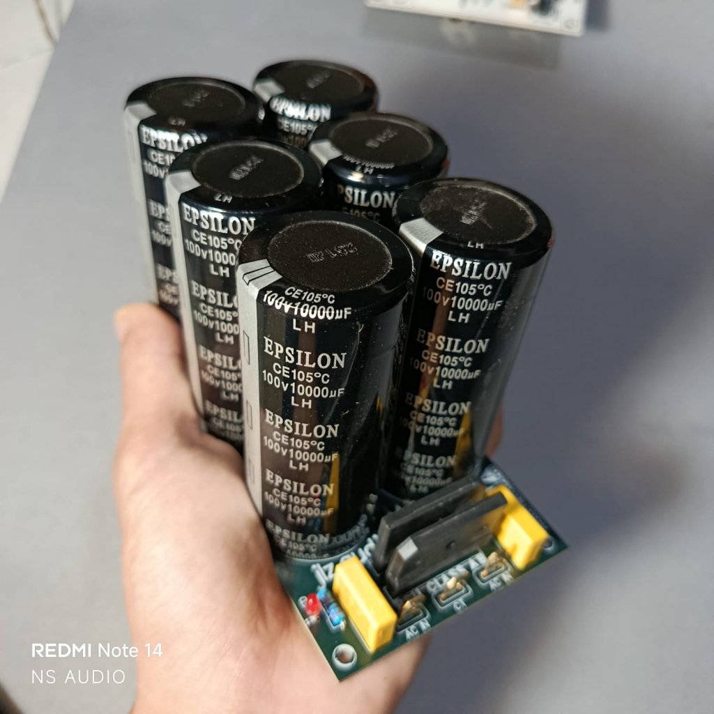 Kit PSU 6 Elko Epsilon Original Power Supply 10000UF/100V