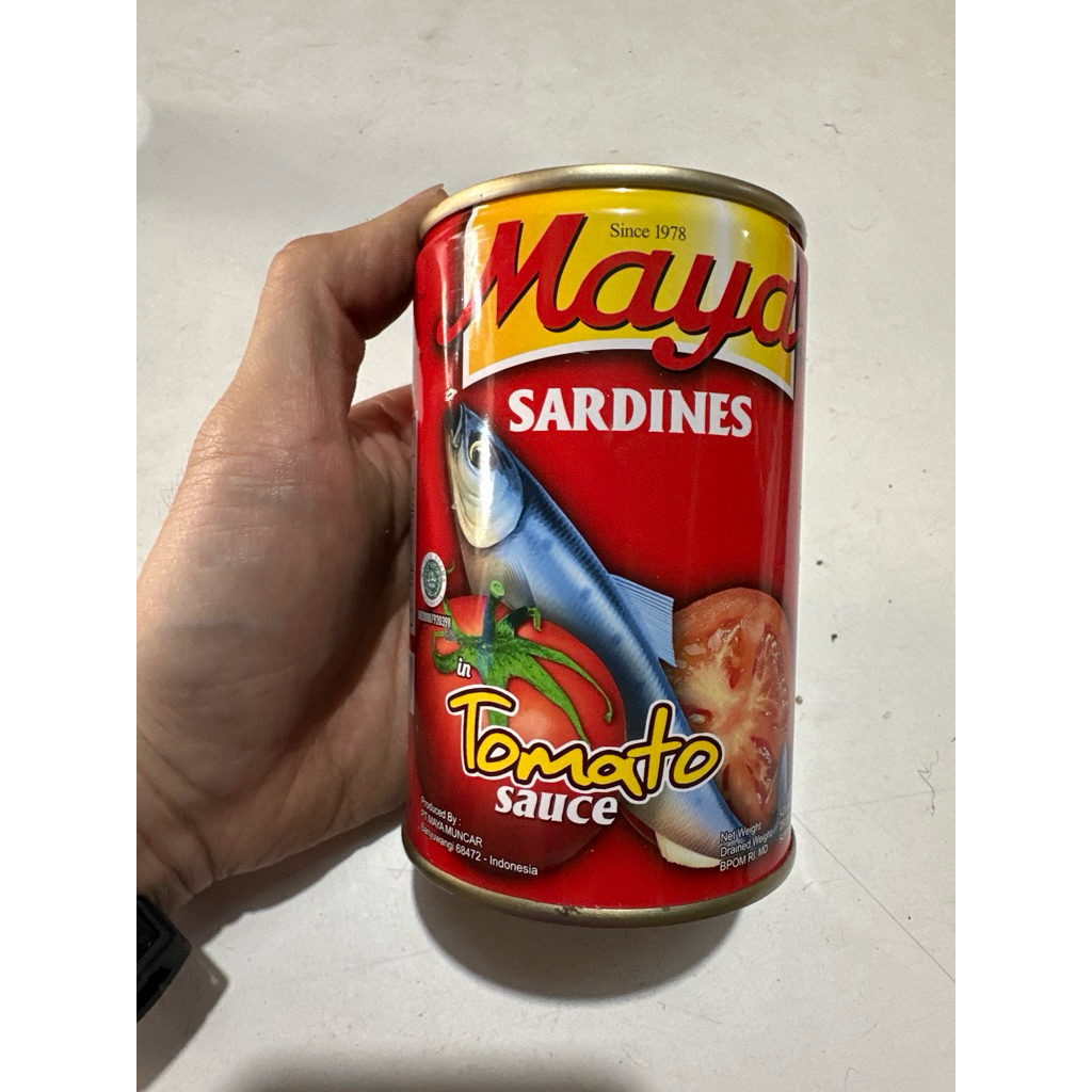 

Maya sarden ikan kaleng 425gr
