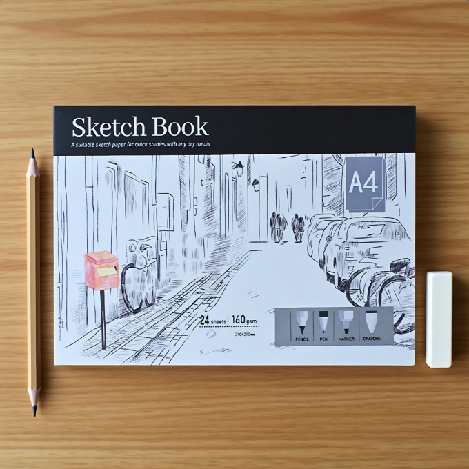 

Buku Polos A4 Kertas Tebal Sedang 160 Gsm - Serbaguna untuk Menulis, Sketsa & Journal, Cocok Sekolah Kantor, Isi 24 Lembar (48 Halaman)