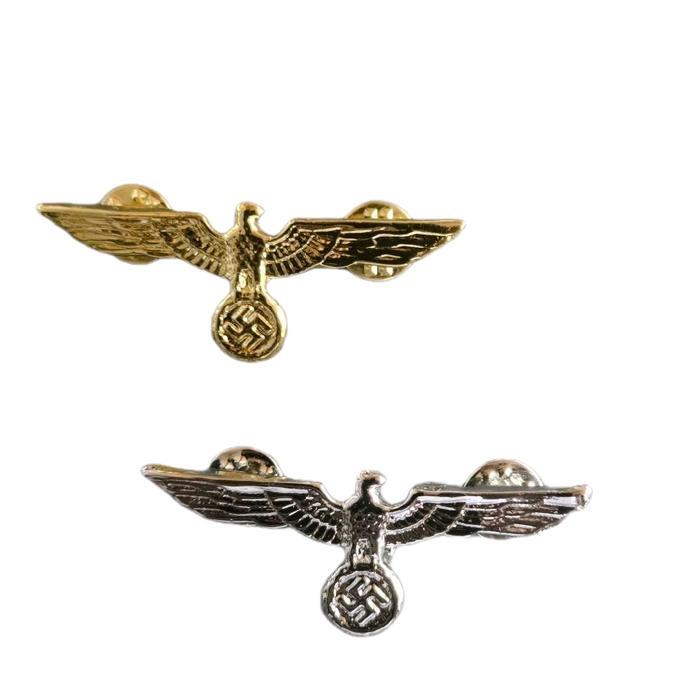 Pin Replika WW2 Reproduction Visor Hat/Cap Germany Model Elang Bahan Metal