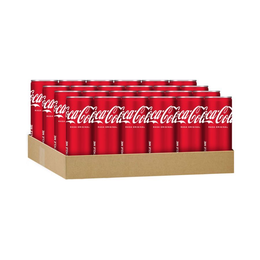 

1 Dus Coca-Cola Minuman Soda Can Dus 250 ml 24 pcs