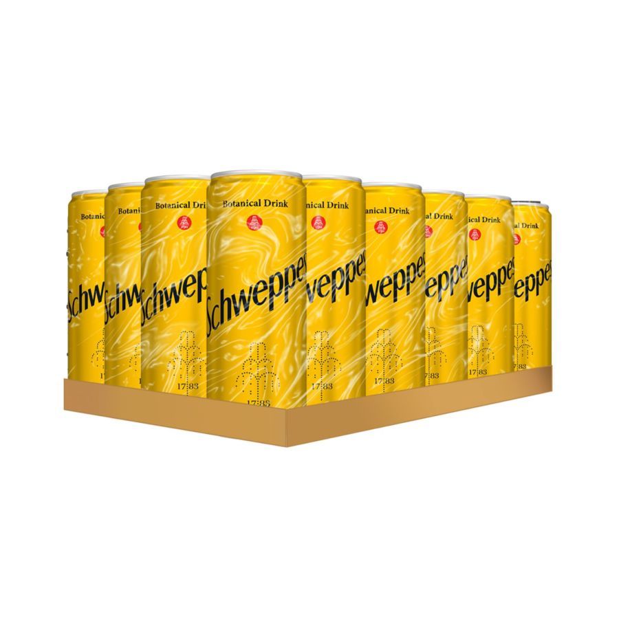 

1 DUS Schweppes Botanical Tonic Water Can Dus 250 ml 24 pcs