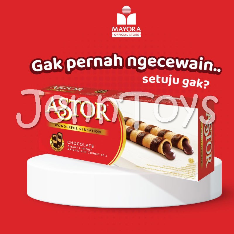 

JennToys - Makanan Wafer Coklat Biskuit MAYORA ASTOR 150gr
