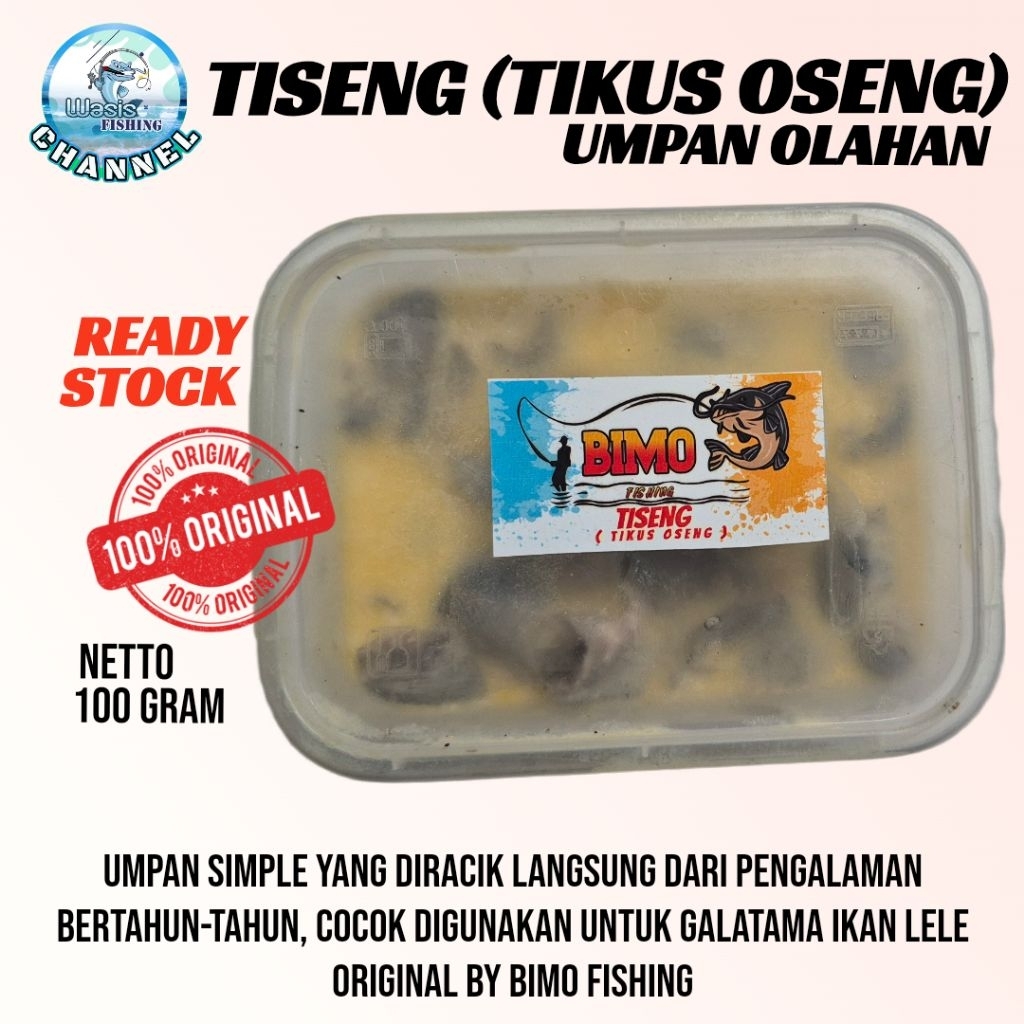 UMPAN TISENG TIKUS OSENG By Bimo Fishing 100g Umpan Mancing