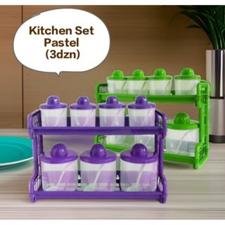 KITCHEN SET RAK DAPUR TEMPAT BUMBU 2 SUSUN TEMPAT BUMBU / Tempat Bumbu Dapur Set