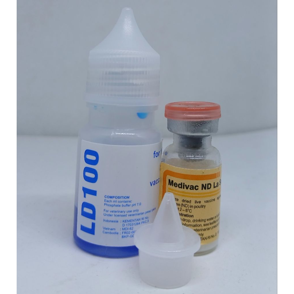 VAKSIN ND LASOTA TETES MULUT DOSIS 100 EKOR