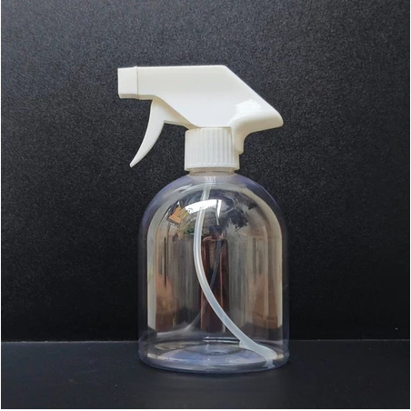Botol Kispray Semprot 500 Ml Bening Tutup Putih / Botol Kispray Kosong