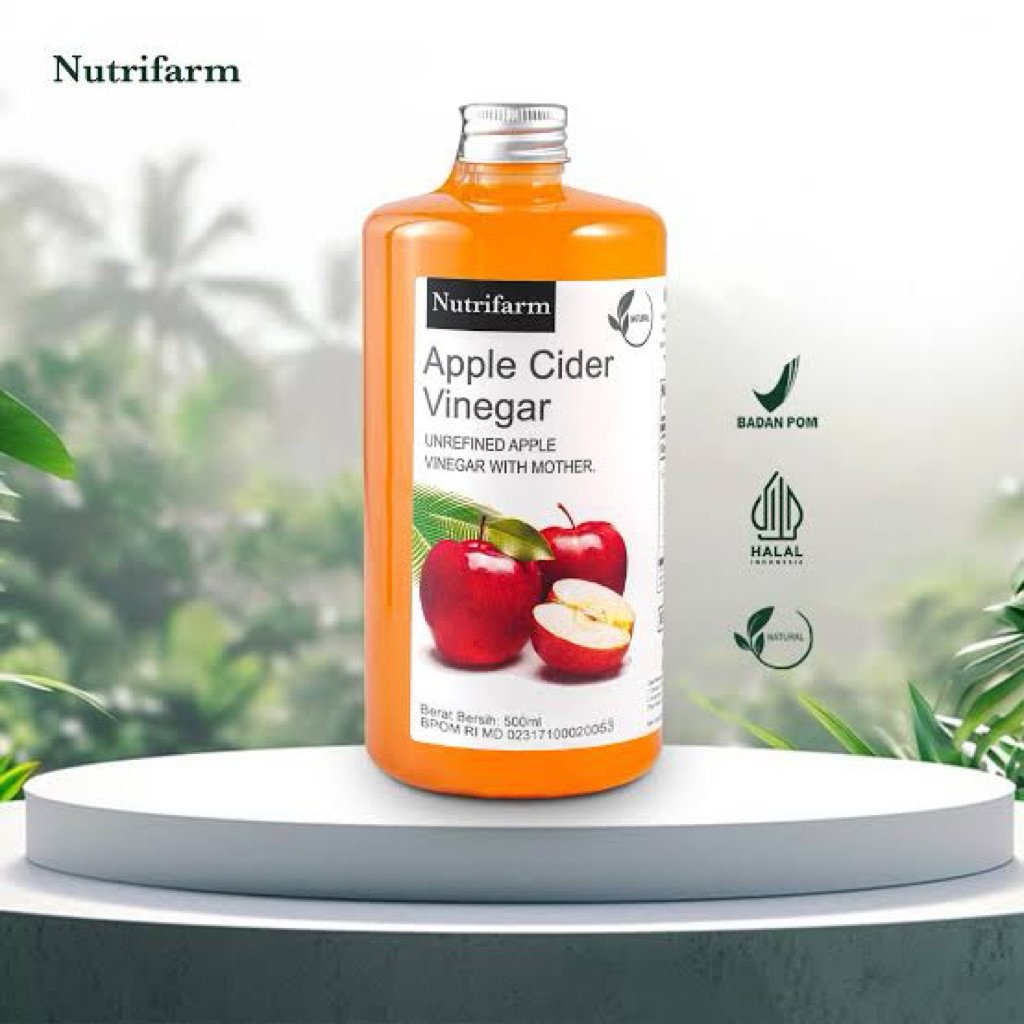 

Cuka Apel Nutrifarm 500ml Original BPOM
