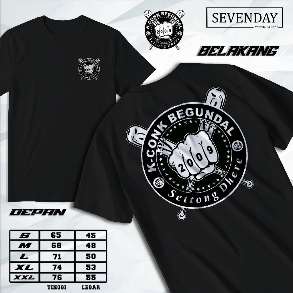 T-shirts / K CONK BEGUNDAL / KAOS K-CONK BEGUNDAL kaos terlaris