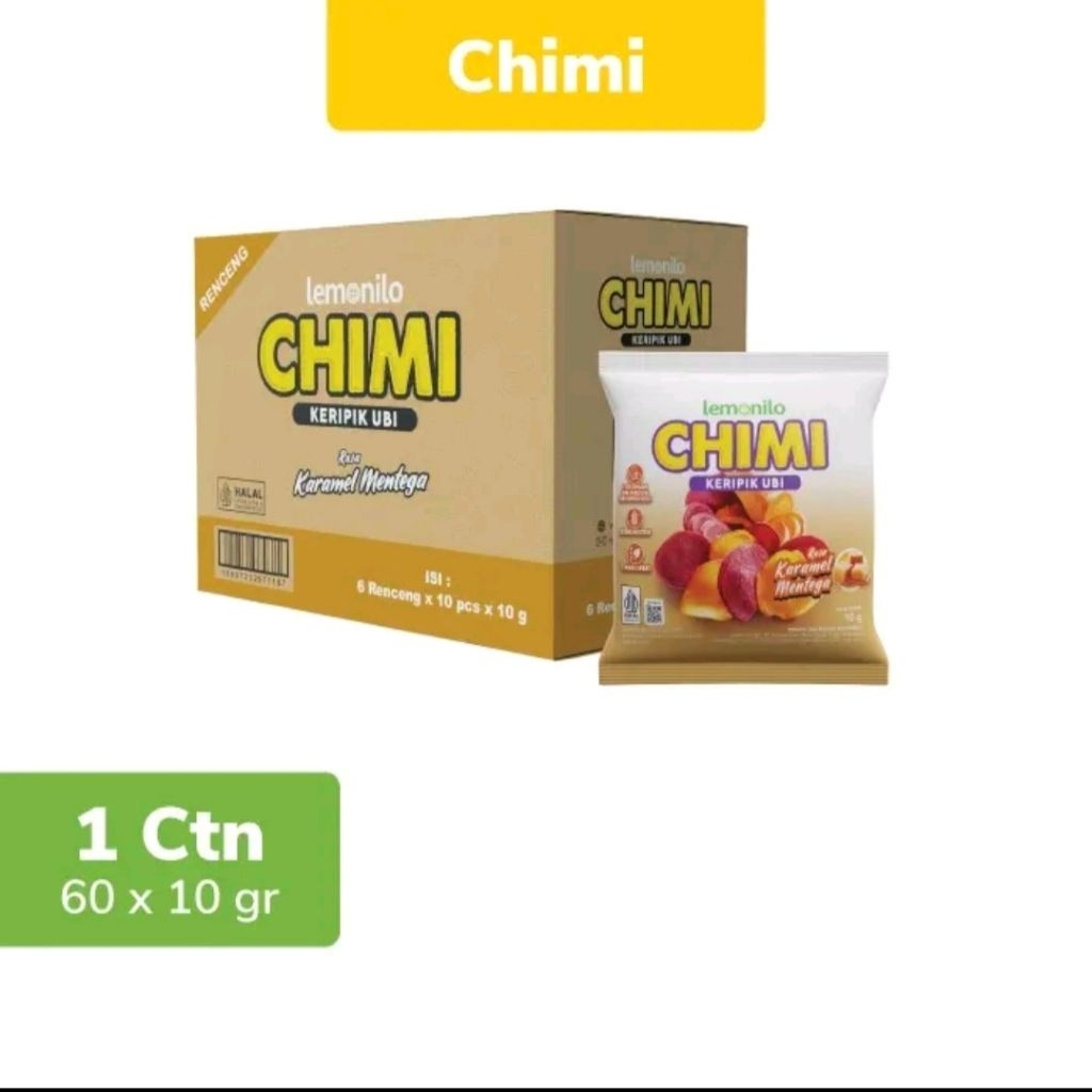 

[NEW] Chimi keripik ubi mini rasa karamel mentega