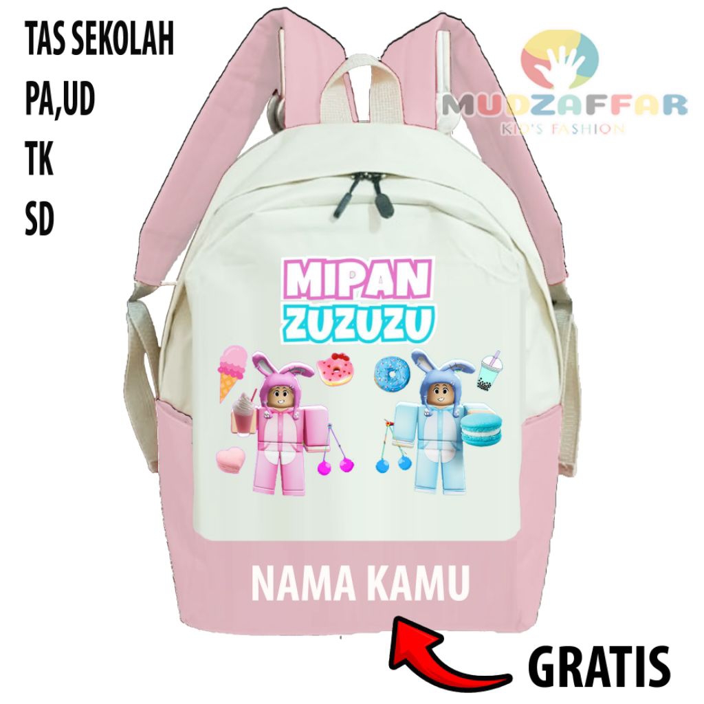 TAS RANSEL ANAK MIPAN ZUZUZU TAS RANSEL ANAK SEKOLAH MAIN MIPAN ZUZUZU