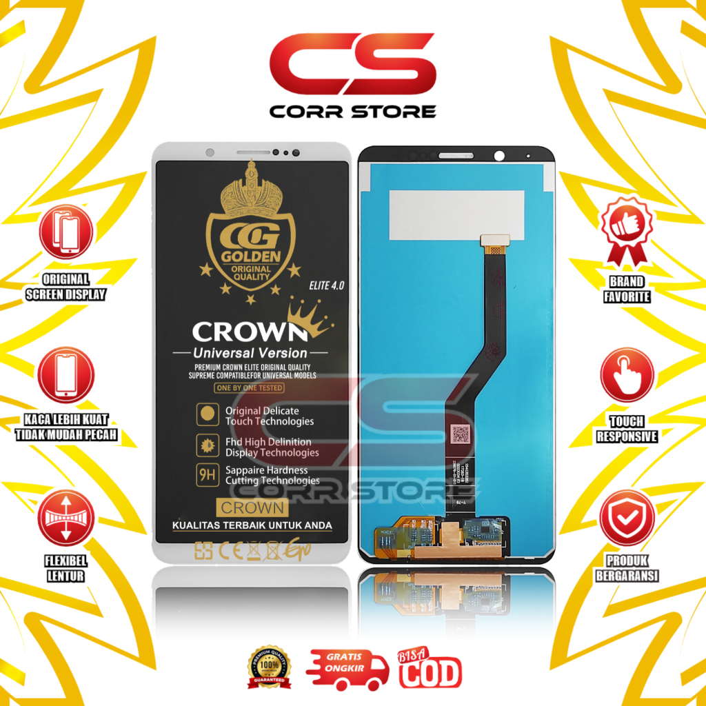 LCD TOUCHSCREEN VIVO V7 PLUS / V7+ / VIVO Y79 / VIVO 1716 ORIGINAL FULLSET