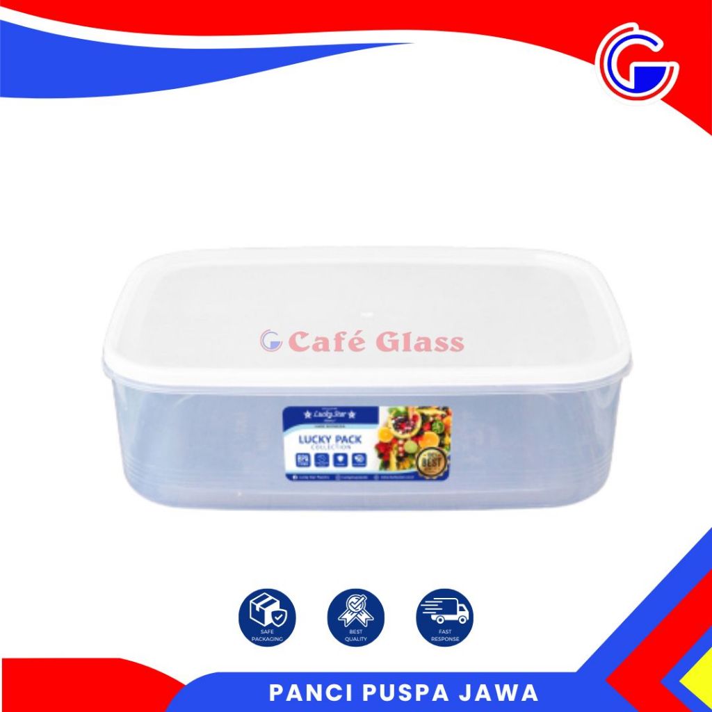 SEALWARE PLASTIK 2700ML I TEMPAT PENYIMPANAN MAKAN KEDAP UDARA I LUCKY PACK 2700ML I LUCKY STAR 2477