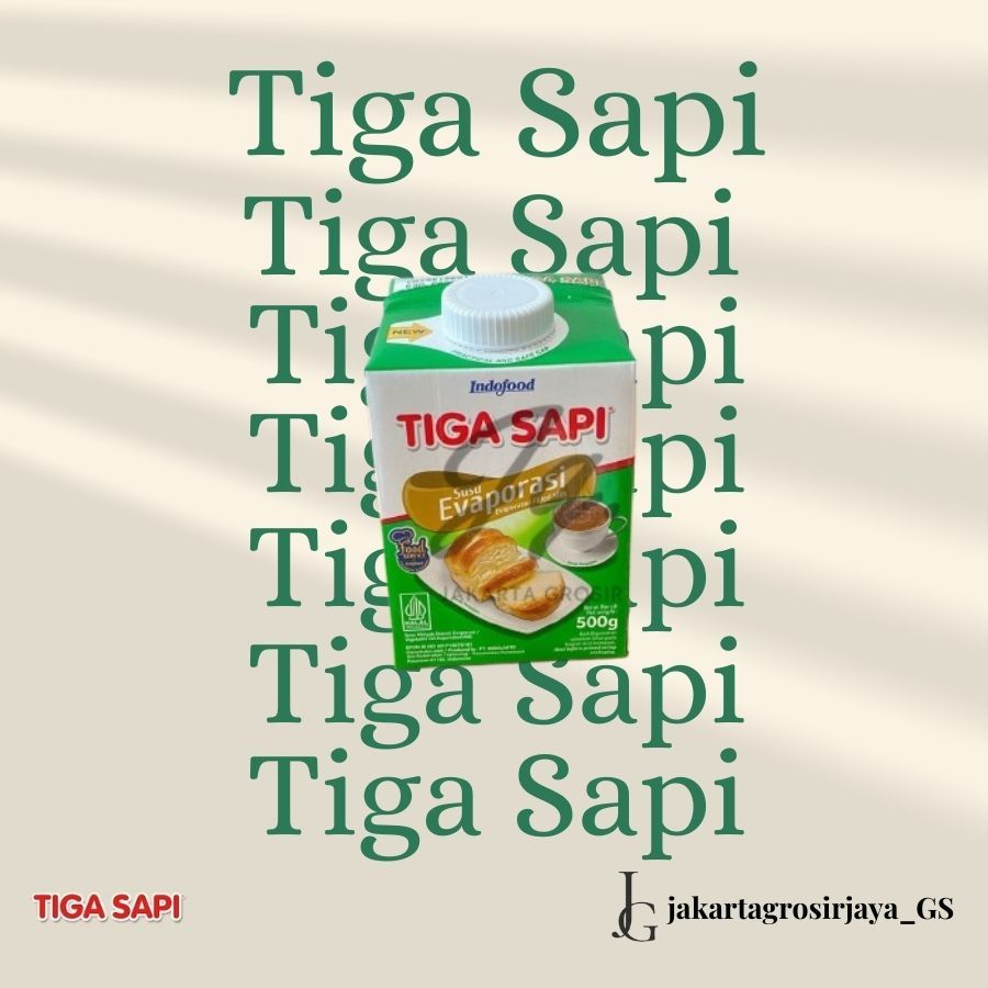 

Susu Evaporasi Tiga sapi 500gr / milk evaporate
