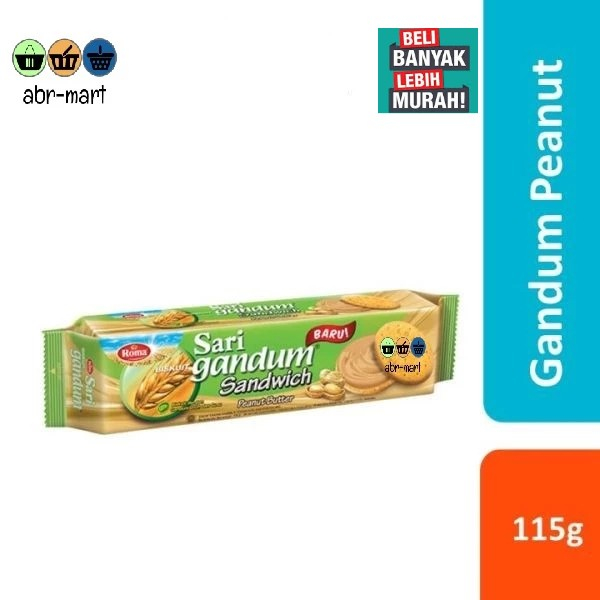 

ROMA SARI GANDUM KACANG 108GR ( BELI BANYAK LEBH MURAH )