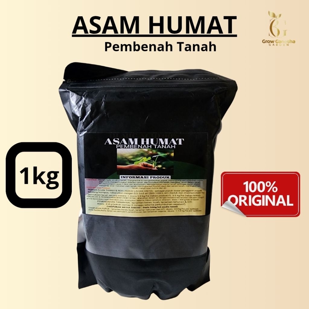 ASAM HUMAT || ASAM HUMAT PEMBENAH TANAH || 1KG