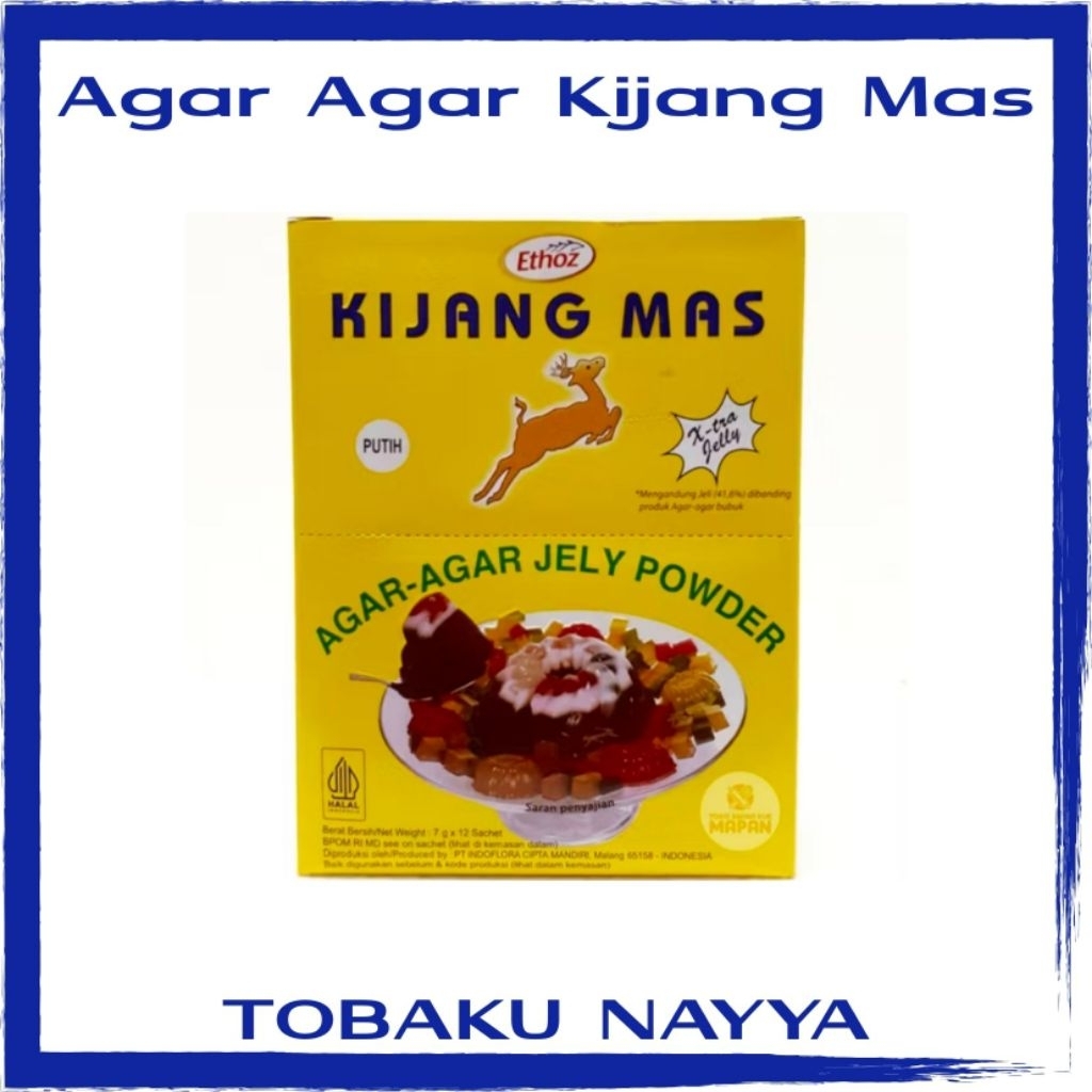 

Agar Agar Kijang Mas - Agar Agar 7gr
