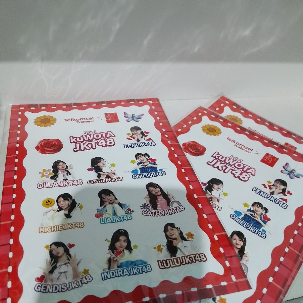 

STIKER TELKOMSEL X JKT48 V3 SATUAN OFFICIAL