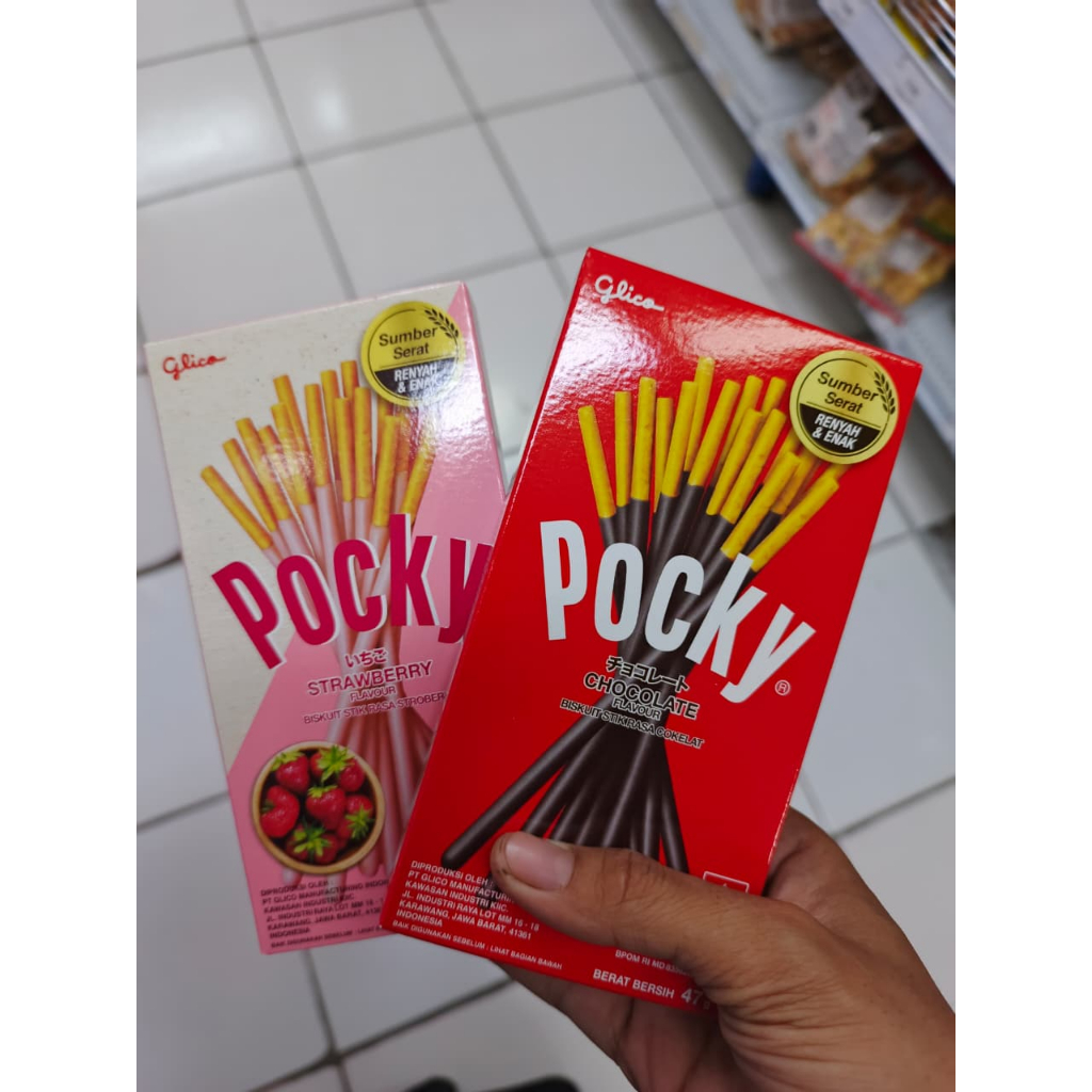 

Pocky Glico 45 Gram Coklat dan Strawberry