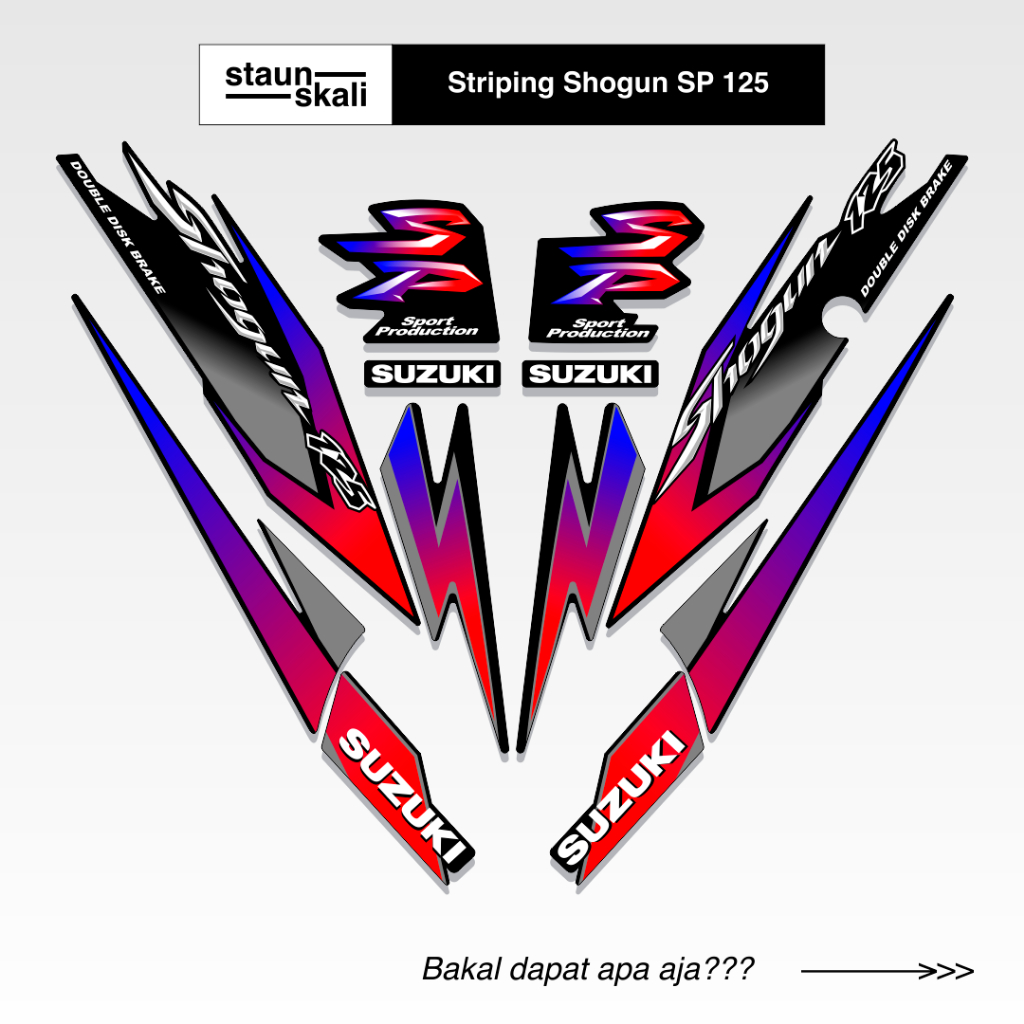 Striping Shogun SP 125 Variasi (12) 2005 2006