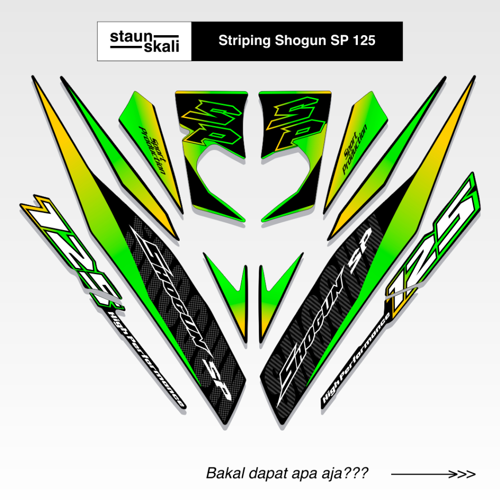 Striping Shogun SP 125 Variasi (19) 2005 2006