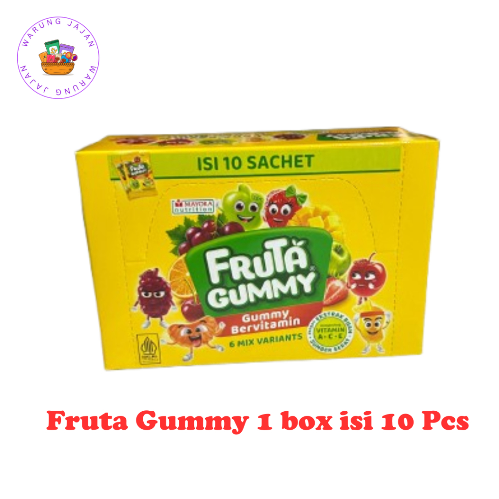 

Fruta Gummy 1 Box isi 10 Pcs