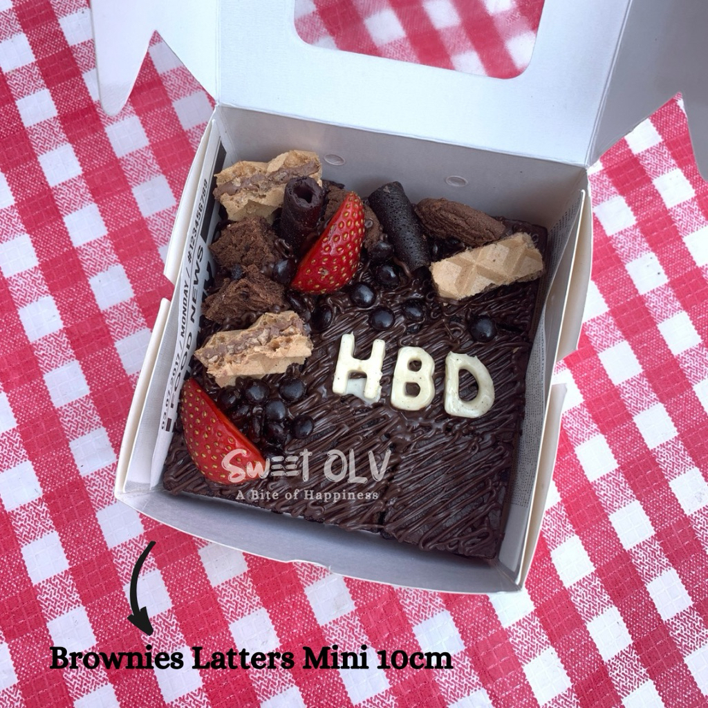 

Brownies Letters Mini 10cm by Sweet OLV