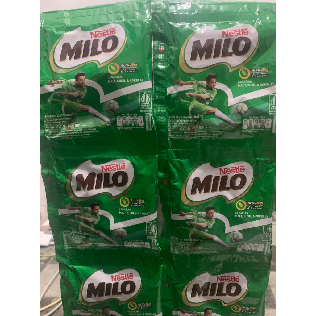 

MILO 22g ( 1renceng isi 10pcs)