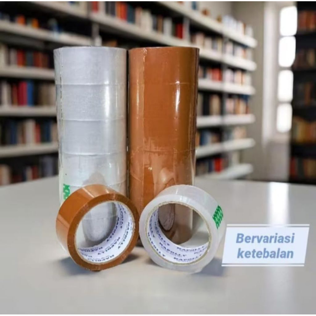 

PROMO#Lakban Bening(45mm)2inch 72 Yard 43 Micron Daya Lengket Kuat