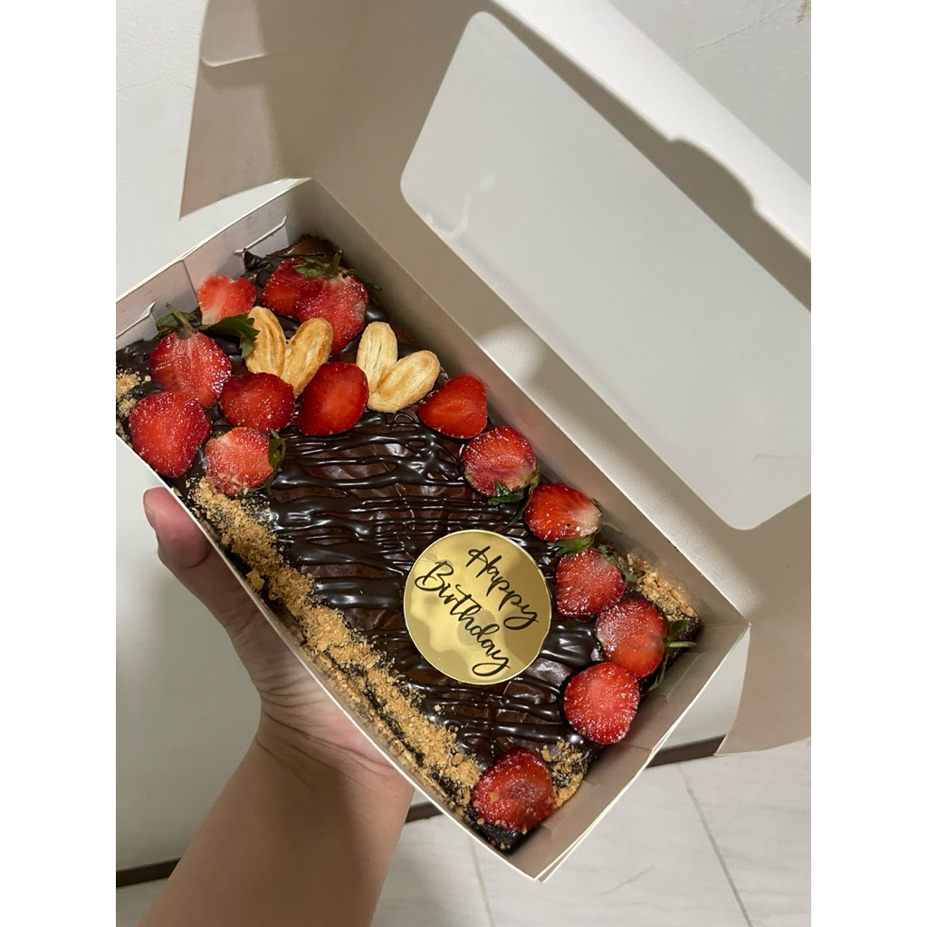 

brownies birthday 20x10 cm