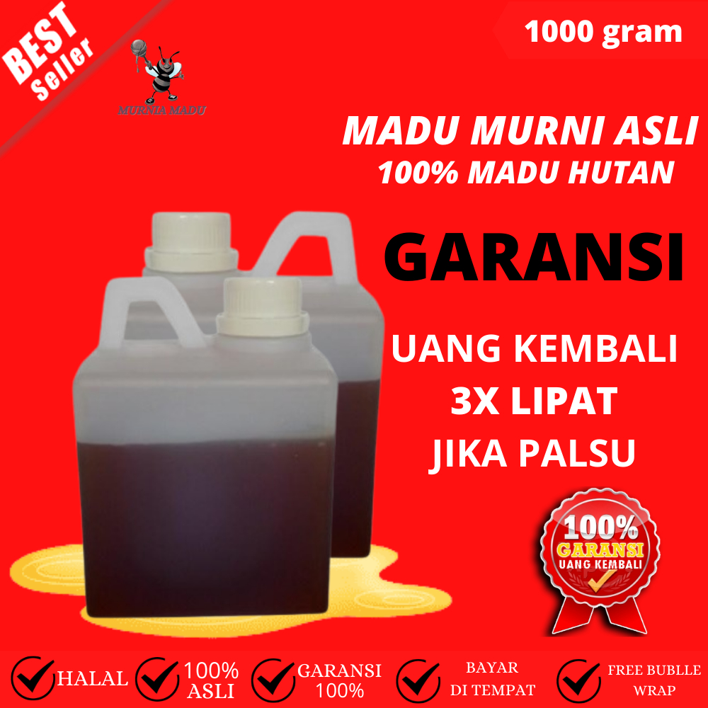 

Madu Hutan Murni 500gr – 100% Asli Tanpa Pengawet