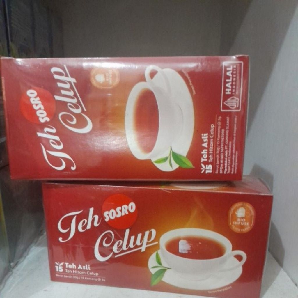 

TEH CELUP SOSRO isi 15 pcs