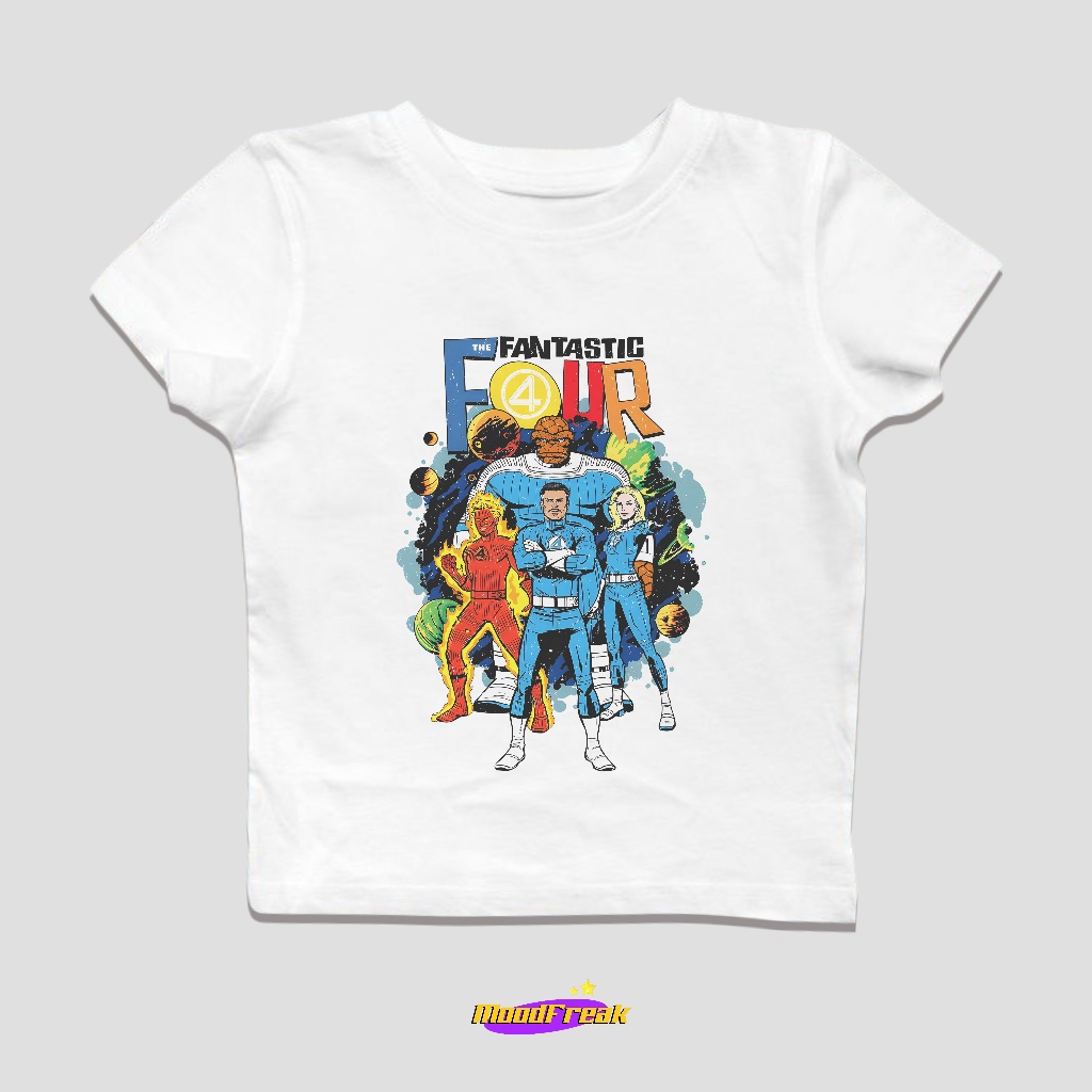 Kaos Film Baby Tee Fantastic 4 Movie T-Shirt