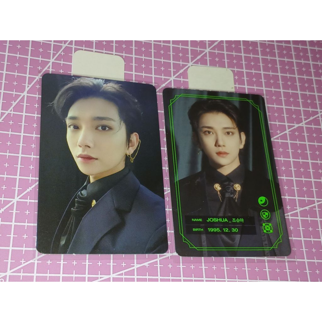 (READY STOCK) JOSHUA GAMEBOI/MINUS ID/PHOTOCARD OFFICIAL/JOSHUA SEVENTEEN