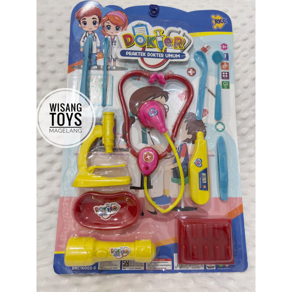 dokter dokteran 1 set | mainan dokter set | dokter anak | dokter kecil | dokter dokteran set lengkap