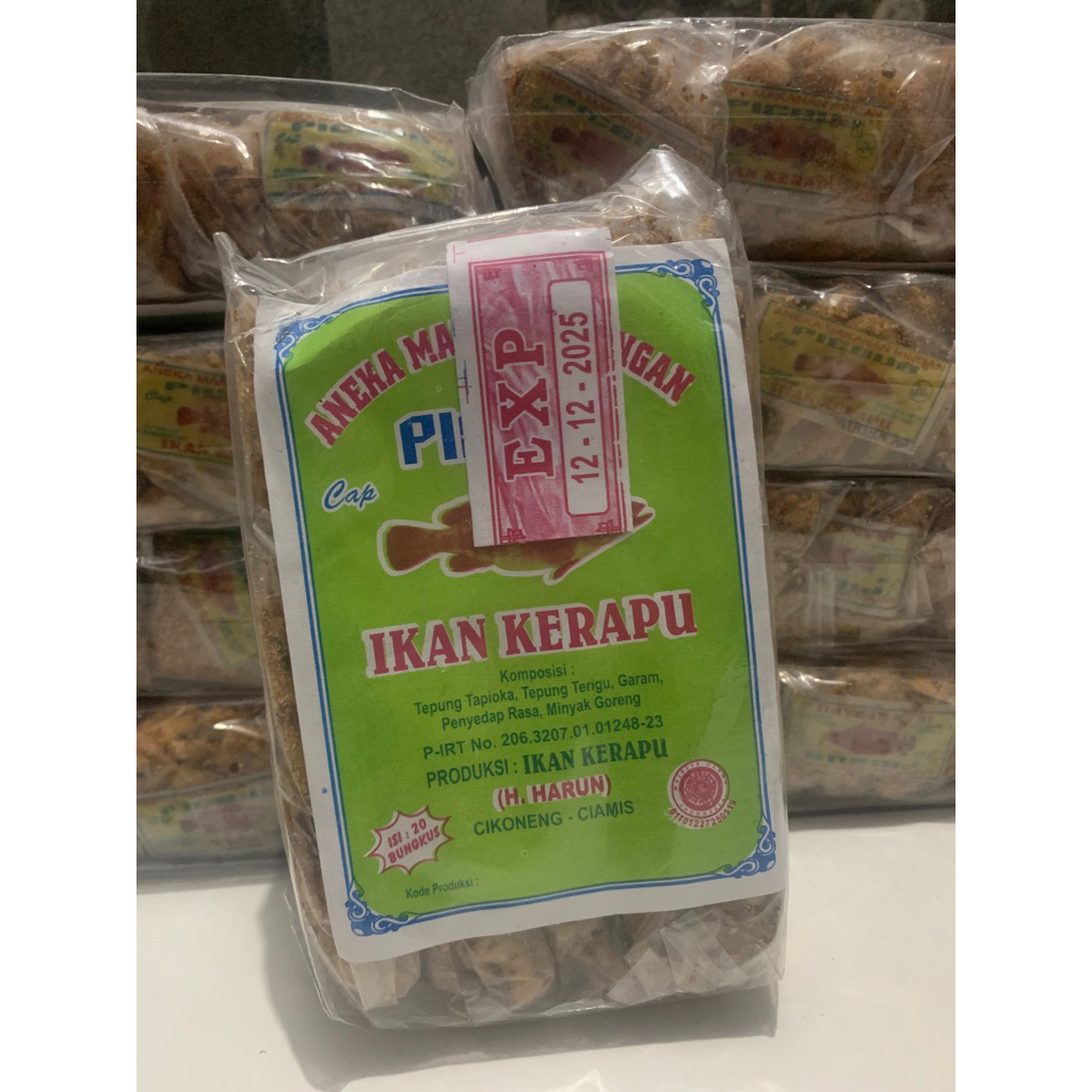 

ANEKA MAKANAN RINGAN PICSUS IKAN KERAPU (isi 20pcs) 220g