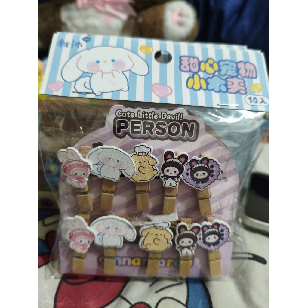 

KLIP/JEPITAN KERTAS SANRIO ISI 10PCS