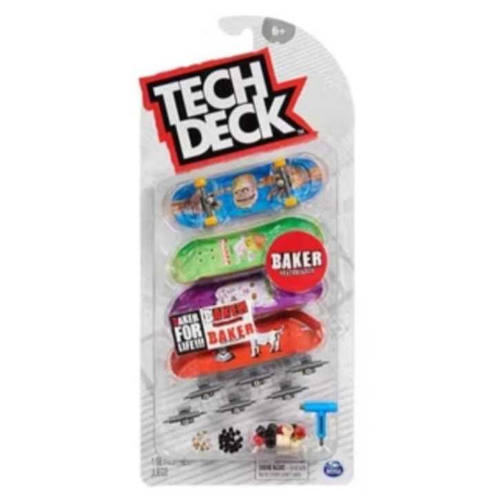 Tech Deck Ultra Deluxe 4 Pack Baker