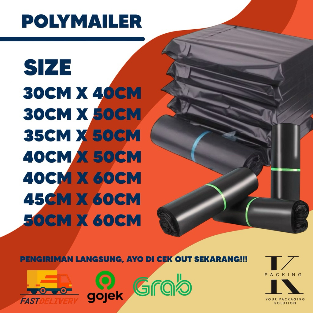 

K Packing Polymailer Satuan Per Pieces Plastik Bungkusan Online Tebal Berkualitas Harga Terjangkau