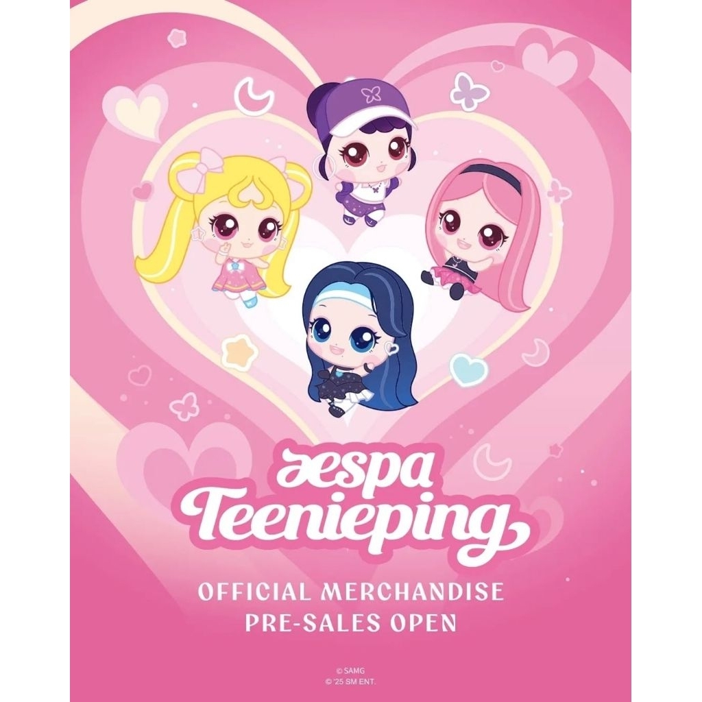 [PO] aespa X Teenieping Official MD / AESPA TEENIEPING PLUSH DOLL