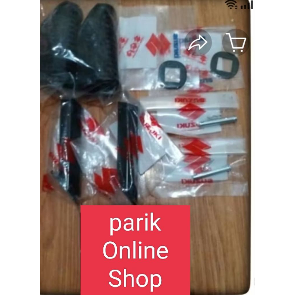 Karet Footstep Belakang 1 Set Suzuki Smash 110 New Titan Shogun 110 Shogun 125 R FL NR RR ROBOT