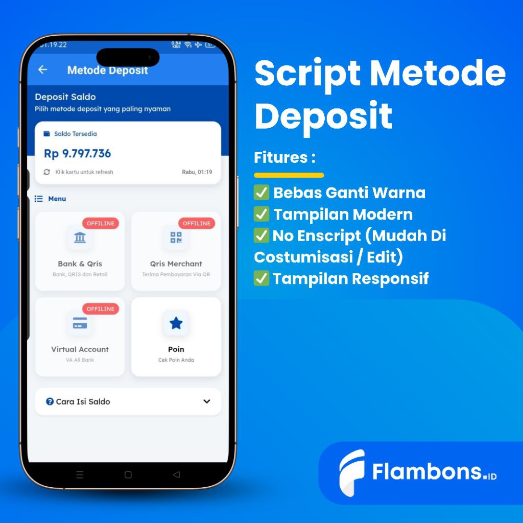 Script Bukaolshop Metode Deposit