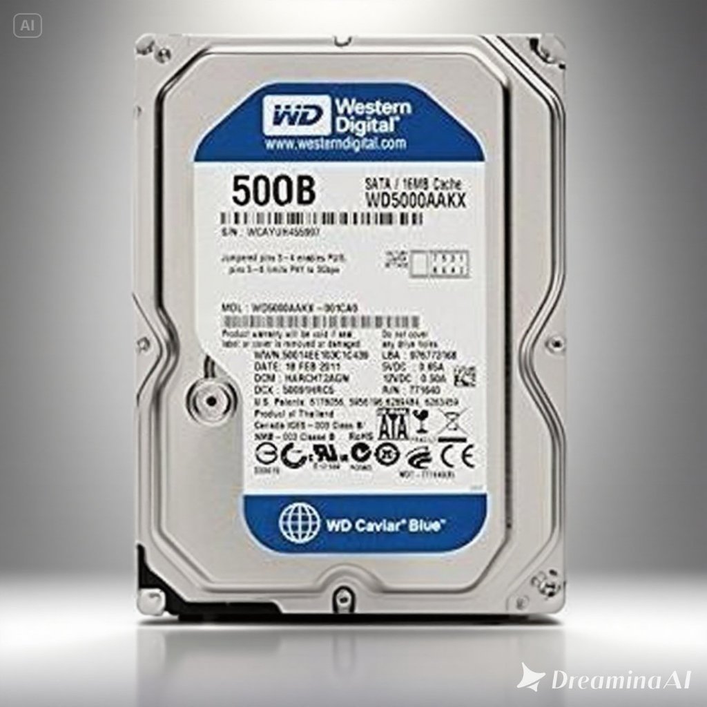 WD Blue 500GB 3.5" Hard Disk Drive – Performa Handal untuk PC