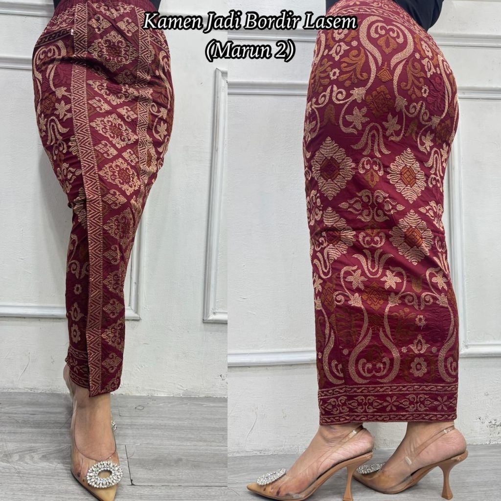 ROK BORDIR SONGKET BALI // Kamen jadi songket bordir strait Premium quality