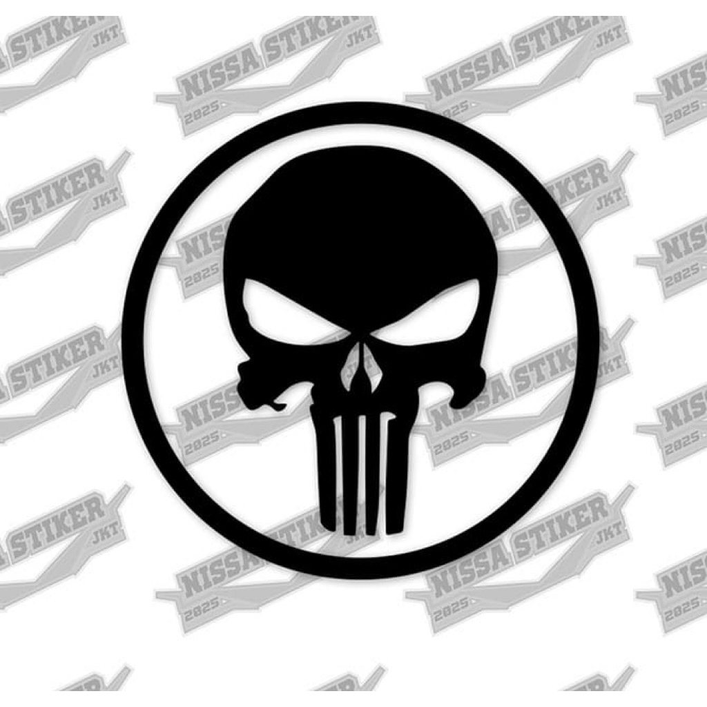

Stiker cutting punisher bulet stiker murah berkualitas