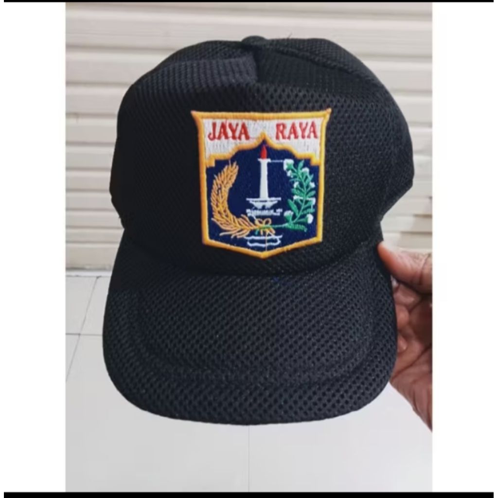 topi DKI topi PNS DKI topi Pemda DKI polos hitam