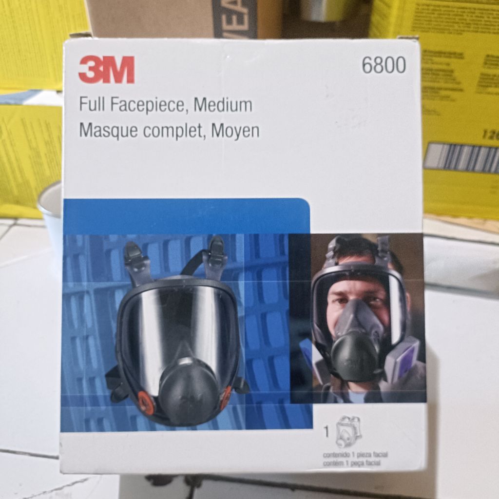 Respirator masker full face 3M 6800,