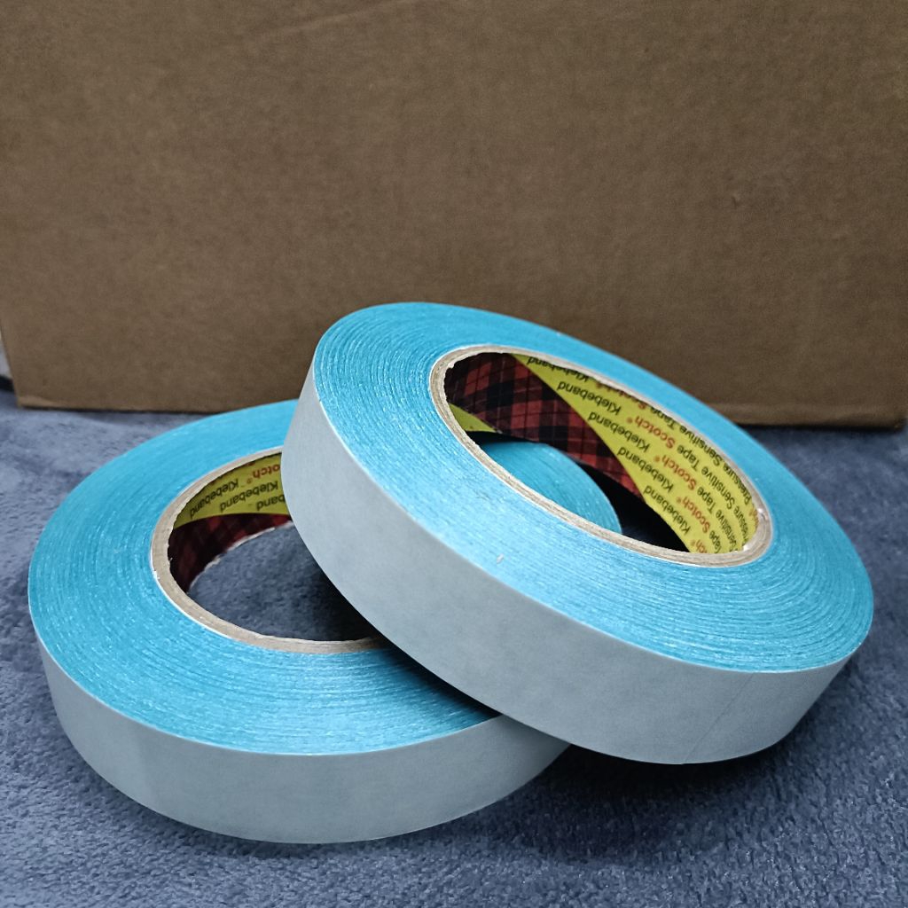Double tape 3M  tipis / tisu biru 906B