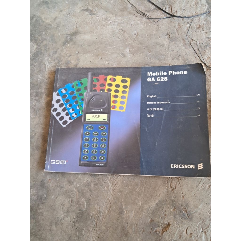 Buku manual Hp Ericsson GA 628