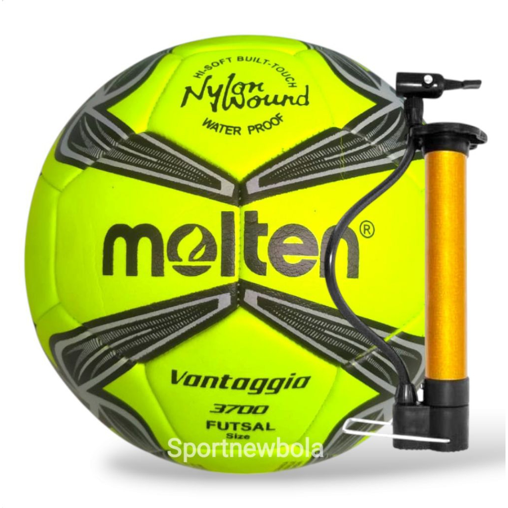 PREMIUM BOLA FUTSAL MOLTEN VANTAGGIO ASLI JAHIT . BOLA FUTSAL SIZE 4 . BOLA MOLTEN FUTSAL